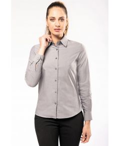 Chemise oxford manches longues femme
