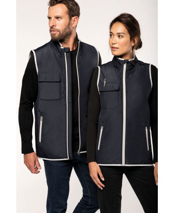 Bodywarmer personnalisable thermique 4 couches unisexe