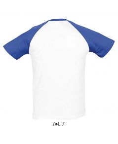 TEE-SHIRT HOMME BICOLORE MANCHES RAGLAN FUNKY