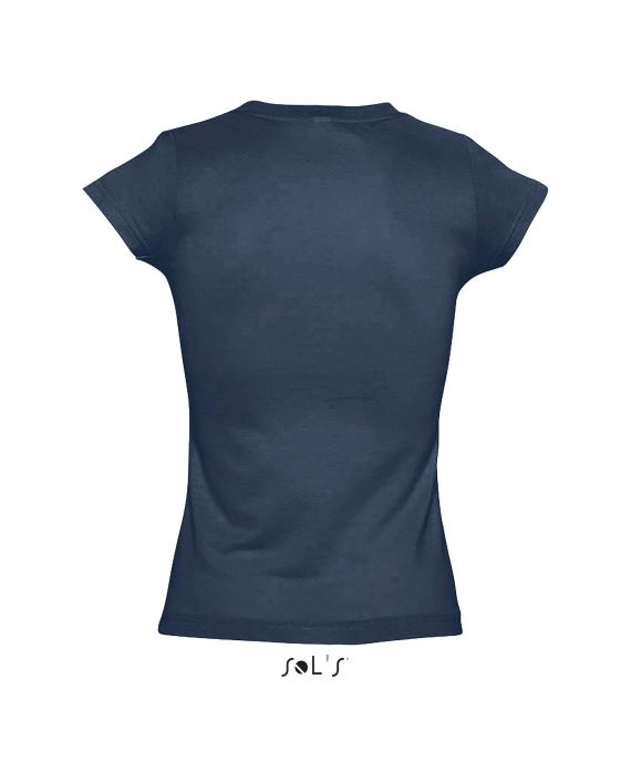 TEE-SHIRT FEMME COL V MOON