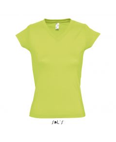 TEE-SHIRT FEMME COL V MOON