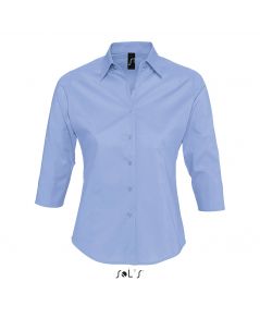 CHEMISE FEMME STRETCH MANCHES 3/4 EFFECT