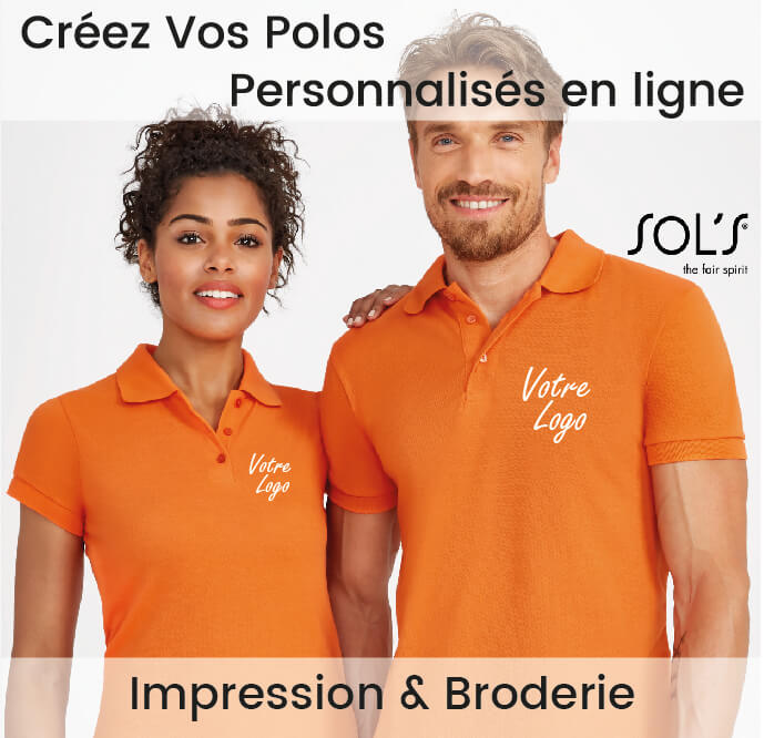 rotation acidity loan Polo personnalisé - Flocage, Broderie, Impression | Marquage Avenue